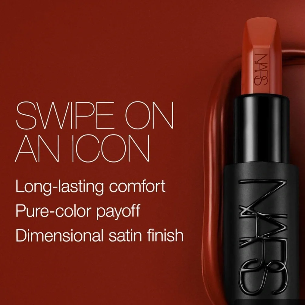 NIB NARS Body Heat Explicit Refillable Satin Lipstick 3.8g